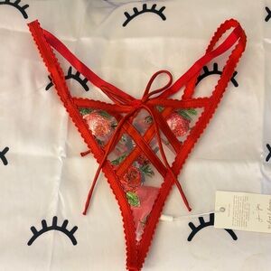 For Love and Lemons Anika Thong Panty S